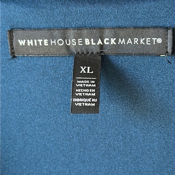 Elegant Blue Wrap Top - Picture 8 of 13